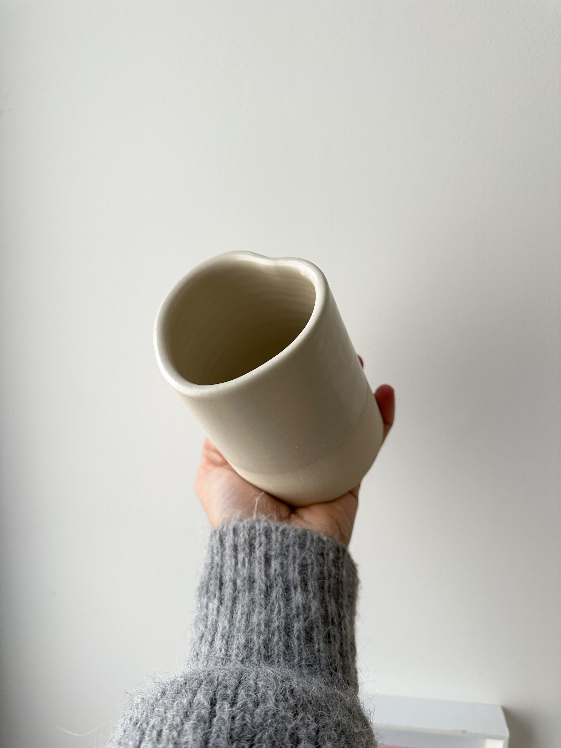 Mini Vase Heart Nude