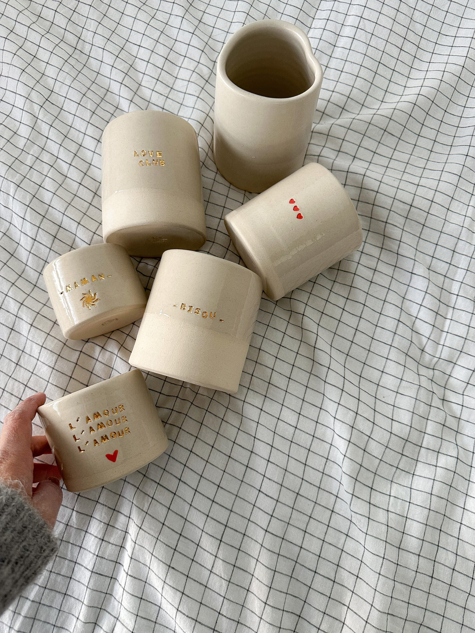 Mini Vase Heart Nude – Image 4